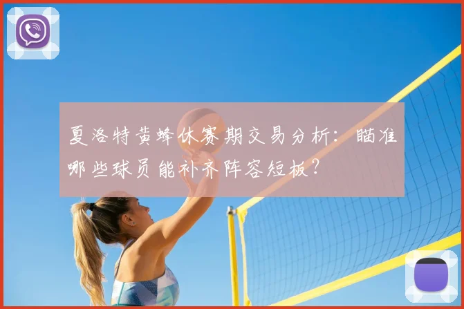 夏洛特黄蜂休赛期交易分析:瞄准哪些球员能补齐阵容短板?