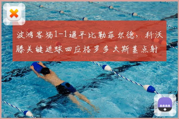 波鸿客场1-1逼平比勒菲尔德，科沃滕关键进球回应格罗多夫斯基点射